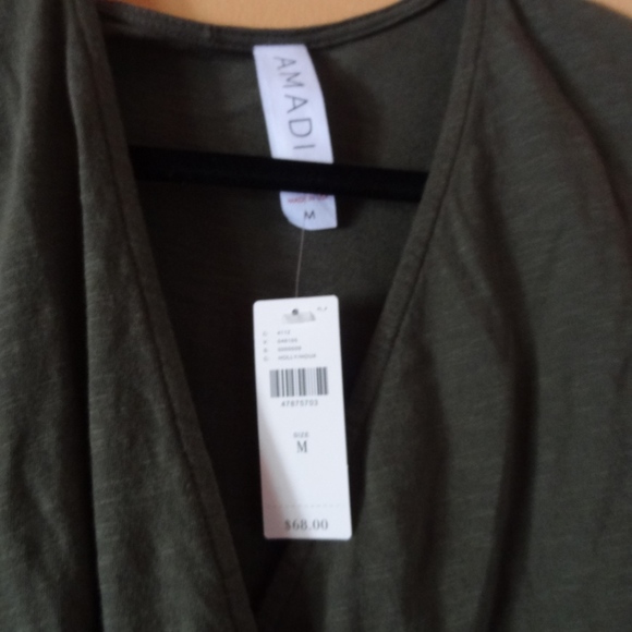 Amadi for Anthropologie Bell-Sleeved Top NWT M - Picture 3 of 6